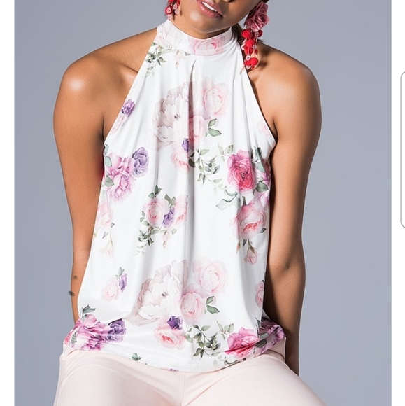 Tops - FINAL PRICE Floral halter top